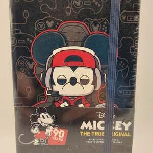 Funko Disney Mickey Mouse 90 Years The True Original Gamer Mickey Ruled Journal